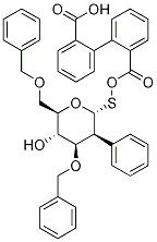 a-D-Mannopyranoside, phenyl 3,6-bis-O-(phenylMethyl)-1-thio-, dibenzoate 结构式