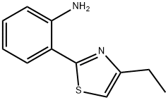 Benzenamine, 2-(4-ethyl-2-thiazolyl)- (9CI) 结构式