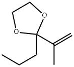 1,3-Dioxolane,  2-(1-methylethenyl)-2-propyl- 结构式