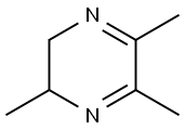 2,3-dihydro-2,5,6-trimethylpyrazine 结构式