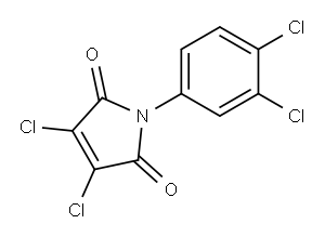 3,4-二氯-1-(3,4-二氯苯基)-1H-吡咯-2,5-二酮 结构式