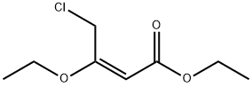 (E)-4-氯-3-乙氧基-2-丁烯酸乙酯 结构式