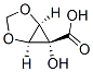 2,4-Dioxabicyclo[3.1.0]hexane-6-carboxylicacid,6-hydroxy-,(1alpha,5alpha,6beta)-(9CI) 结构式