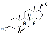 5beta,6beta-epoxy-3beta-hydroxypregnan-20-one  结构式