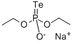 O,O-DIETHYL PHOSPHOROTELLUROATE, SODIUM SALT 结构式