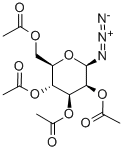 2,3,4,6-四-O-乙酰-Β-D-叠氮吡喃甘露糖 结构式