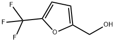 [5-(三氟甲基)-2-呋喃]甲醇 结构式