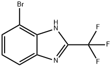 4-溴-2-(三氟甲基)-1H-苯并咪唑 结构式