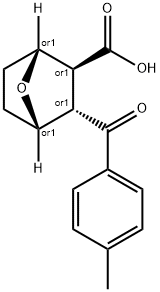 ENDO-3-(4-METHYLBENZOYL)-7-OXABICYCLO[2.2.1]HEPTANE-EXO-2-CARBOXYLIC ACID 结构式