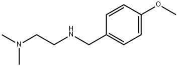 N1-(4-甲氧基苄基)-N2,N2-二甲基乙烷-1,2-二胺 结构式