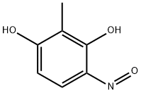 2-methyl-4-nitrosoresorcinol 结构式