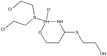 4-(S-Ethanol)-sulfido-cyclophosphamide 结构式