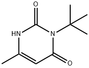 3-tert-butyl-6-methyluracil 结构式