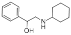 2-环己基氨基-1-苯基乙醇 结构式