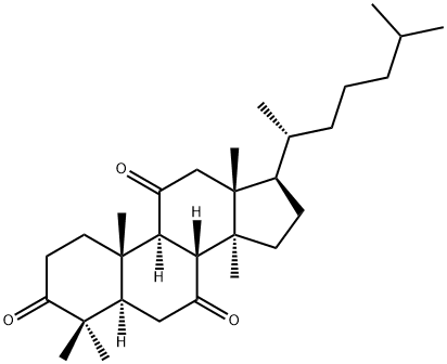 Lanostane-3,7,11-trione 结构式