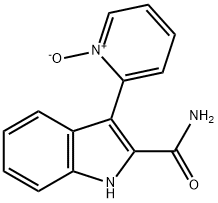 3-[(Pyridine-1-oxide)-2-yl]-1H-indole-2-carboxamide 结构式