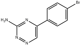 5-(4-BROMOPHENYL)-1,2,4-TRIAZIN-3-AMINE 结构式