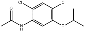 2,4-DICHLORO-5-(2-PROPYLOXY)ACETANILIDE 结构式