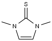 1,3-二甲基-1H-咪唑-2(3H)-硫酮 结构式