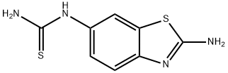 Thiourea, (2-amino-6-benzothiazolyl)- (9CI) 结构式
