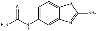 Thiourea, (2-amino-5-benzothiazolyl)- (9CI) 结构式