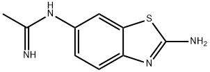 Ethanimidamide, N-(2-amino-6-benzothiazolyl)- (9CI) 结构式