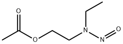 Acetic acid 2-(ethylnitrosoamino)ethyl ester 结构式