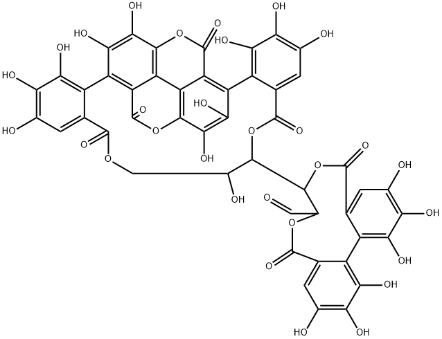 安石榴苷 结构式