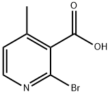 2-溴-4-甲基烟酸 结构式