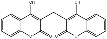 双羟香豆素 结构式