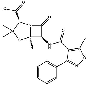 苯唑西林 结构式