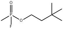 3,3-dimethyl-2-butyl methylphosphonofluoridate 结构式