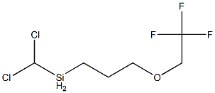 dichloromethyl[3-(2,2,2-trifluoroethoxy)propyl]silane  结构式