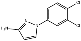 3-氨基-1-(3,4-二氯苯基)吡唑 结构式