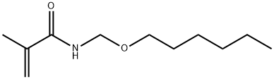 N-(Hexyloxymethyl)methacrylamide 结构式