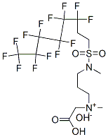 (carboxymethyl)dimethyl-3-[methyl[(3,3,4,4,5,5,6,6,7,7,8,8,8-tridecafluorooctyl)sulphonyl]amino]propylammonium hydroxide 结构式
