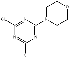 2,4-二氯-6-码啉代-1,3,5-三嗪 结构式