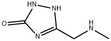 5-甲基氨基甲基-2,4-二氢-[1,2,4]噻唑-3-酮 结构式