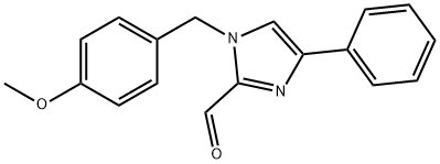 1-(4-METHOXYBENZYL)-2-FORMYL-4-PHENYLIMIDAZOLE 结构式