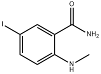 5-Iodo-2-(methylamino)benzamide 结构式