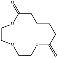 1,4,7-三氧环十三烷-8,13-二酮 结构式