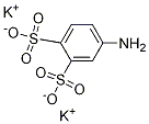 1,2-Benzenedisulfonic acid, 4-amino-, dipotassium salt 结构式