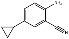 2-氨基-5-环丙基苯腈 结构式