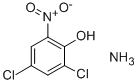 2,4-DICHLORO-6-NITROPHENOLAMMONIUM 结构式