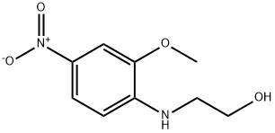 2-羟乙氨基-5-硝基茴香醚 结构式