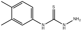3-氨基-1-(3,4-二甲基苯基)硫脲 结构式