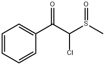 Ethanone, 2-chloro-2-(methylsulfinyl)-1-phenyl- (9CI) 结构式
