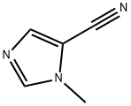 1-甲基-1H-咪唑-5-甲腈 结构式