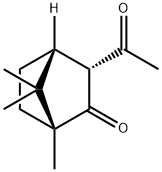 Bicyclo[2.2.1]heptan-2-one, 3-acetyl-1,7,7-trimethyl-, (1R,3R,4R)- (9CI) 结构式