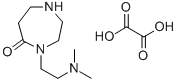 4-[2-(DIMETHYLAMINO)ETHYL]-1,4-DIAZEPAN-5-ONE 结构式